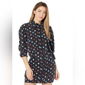 Equipment Claudette silk star dress